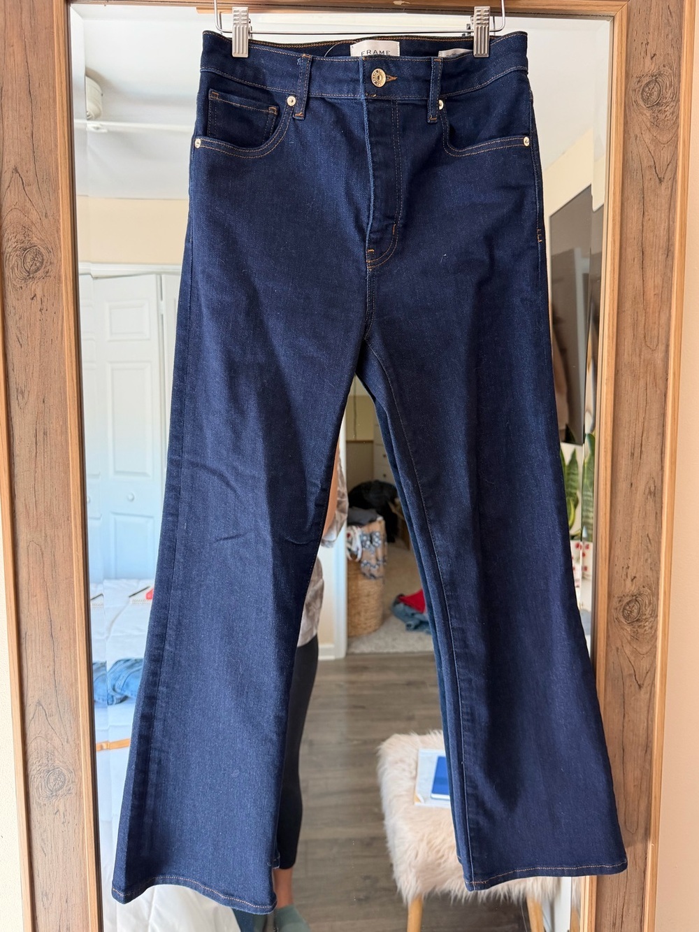 Frame The Reboot High Waist Crop Flare Jeans - Picture 5 of 9